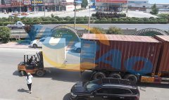 出口國外振動篩發貨